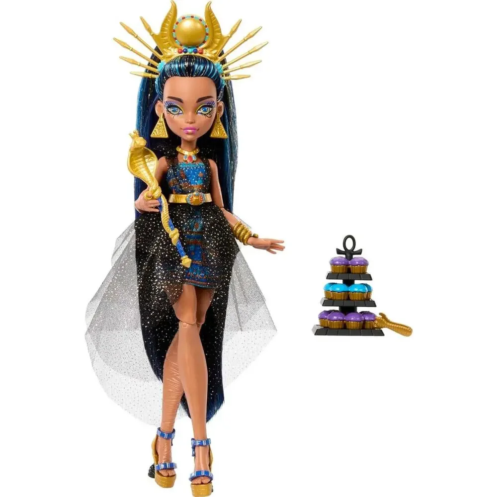 Monster High Monster Ball Cleo De Nile Doll Set - New in Box Complete G3